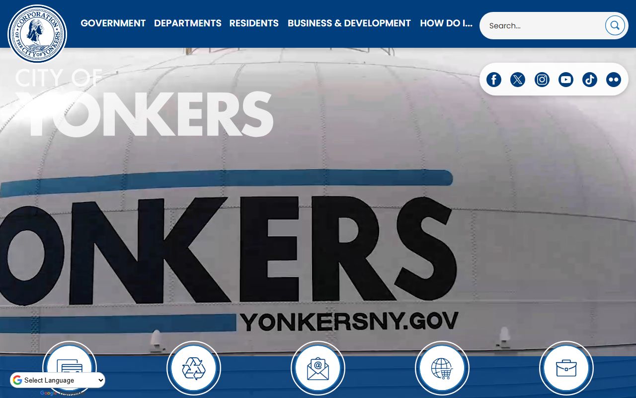 City of Yonkers official website